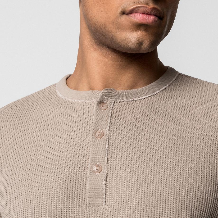 Manor Man Pull Henley Manches Longues  