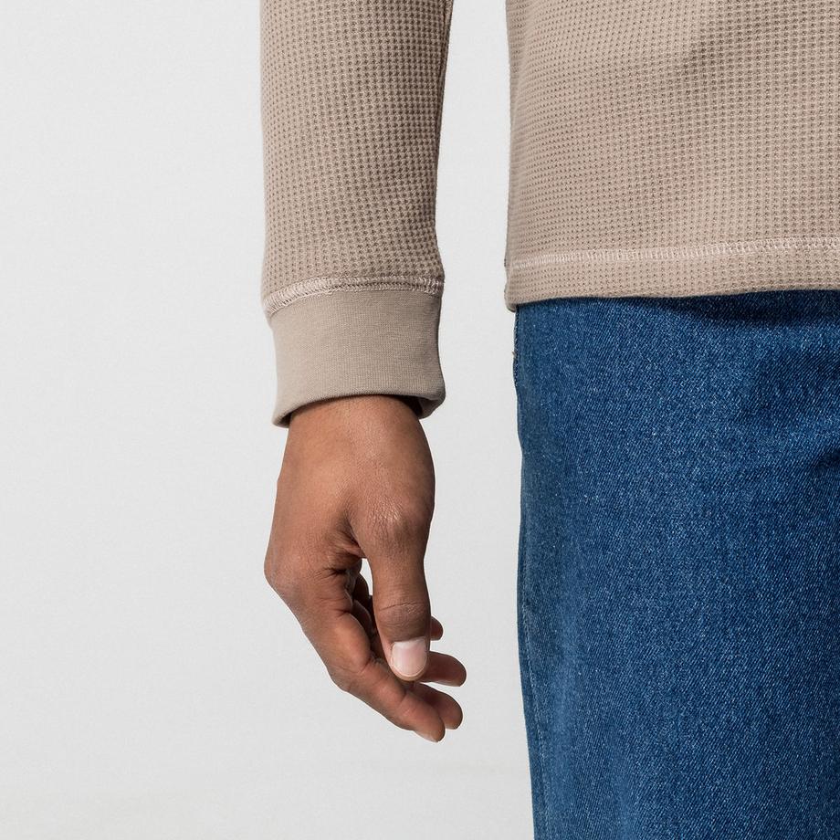 Manor Man Pull Henley Manches Longues  