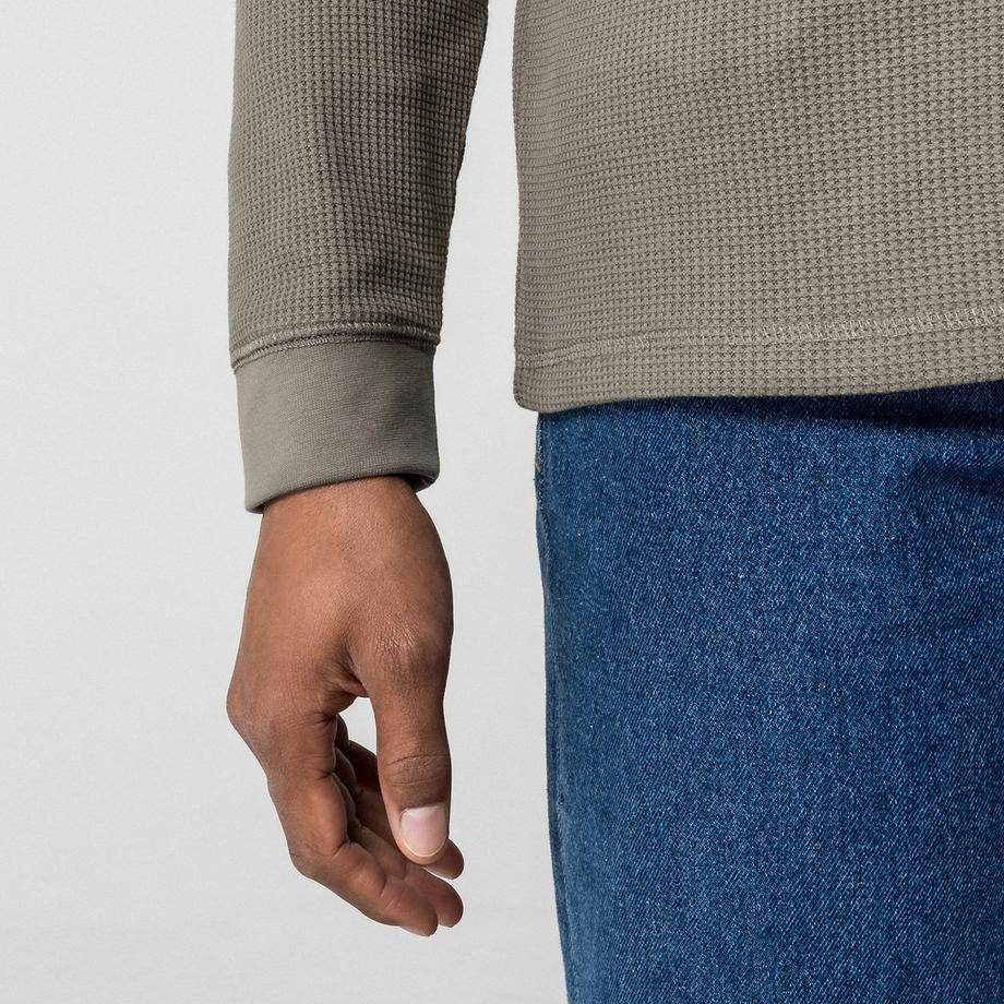 Manor Man Pull Henley Manches Longues  