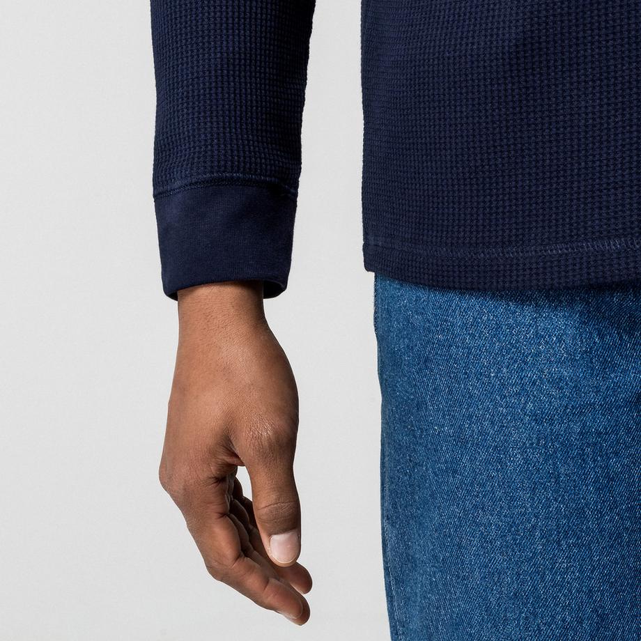 Manor Man Maglione Henley Maniche Lunghe  