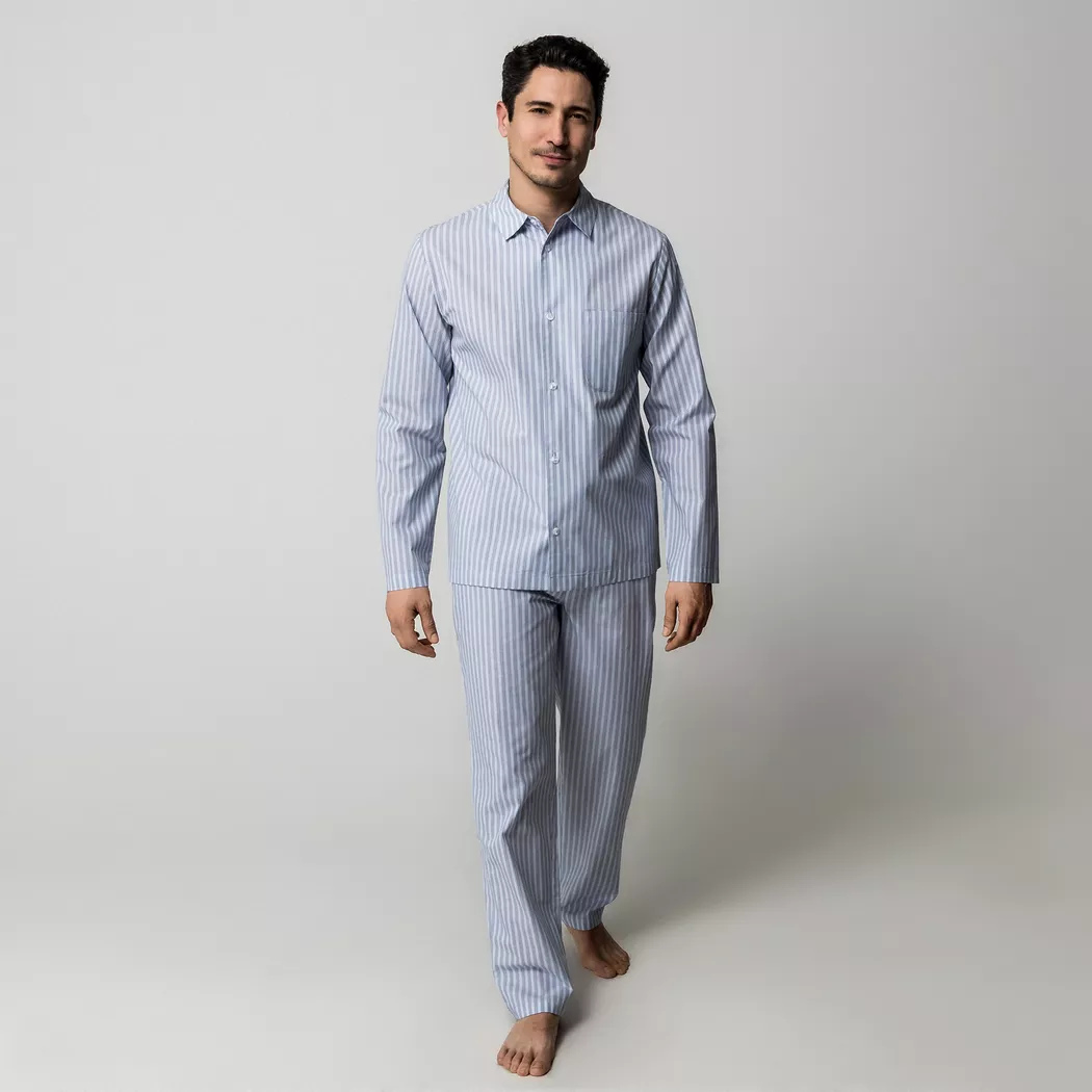 Manor Man - Pyjama-Set, für Herren, Hellblau, Größe XXL