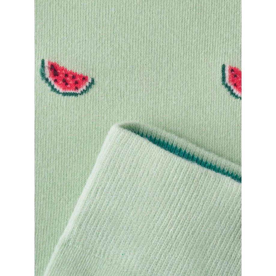 von Jungfeld Chaussettes hauteur mollet motif pastèque  