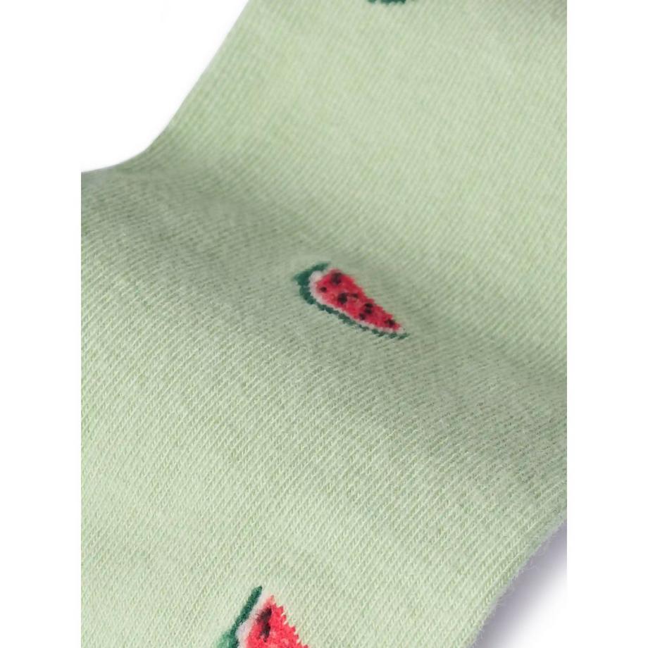von Jungfeld Chaussettes hauteur mollet motif pastèque  
