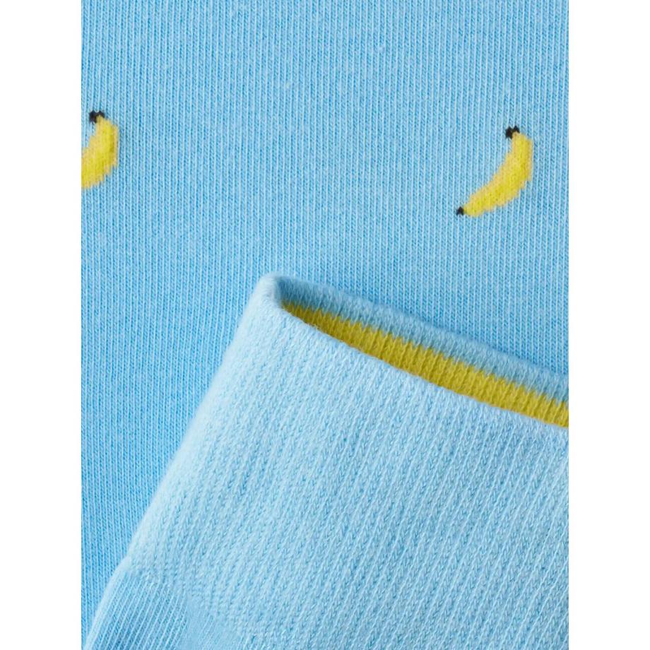 von Jungfeld Chaussettes hauteur mollet motif banane  