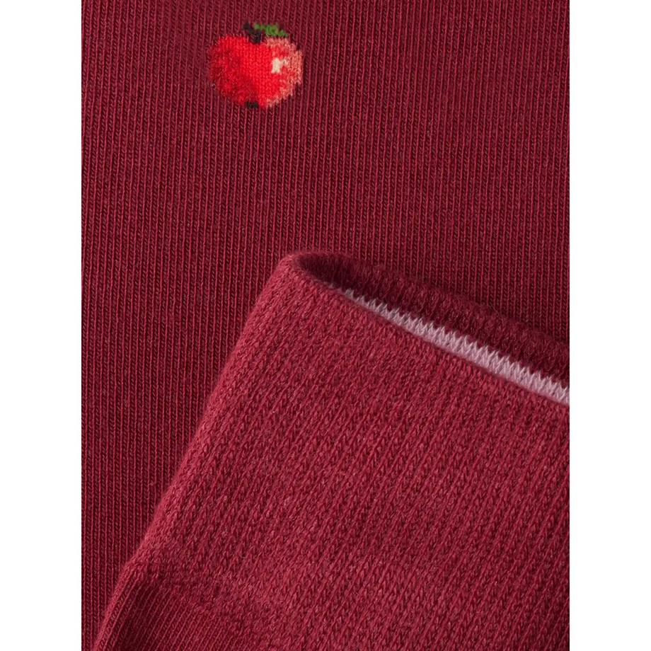 von Jungfeld Chaussettes hauteur mollet Apple Bordeaux Red  