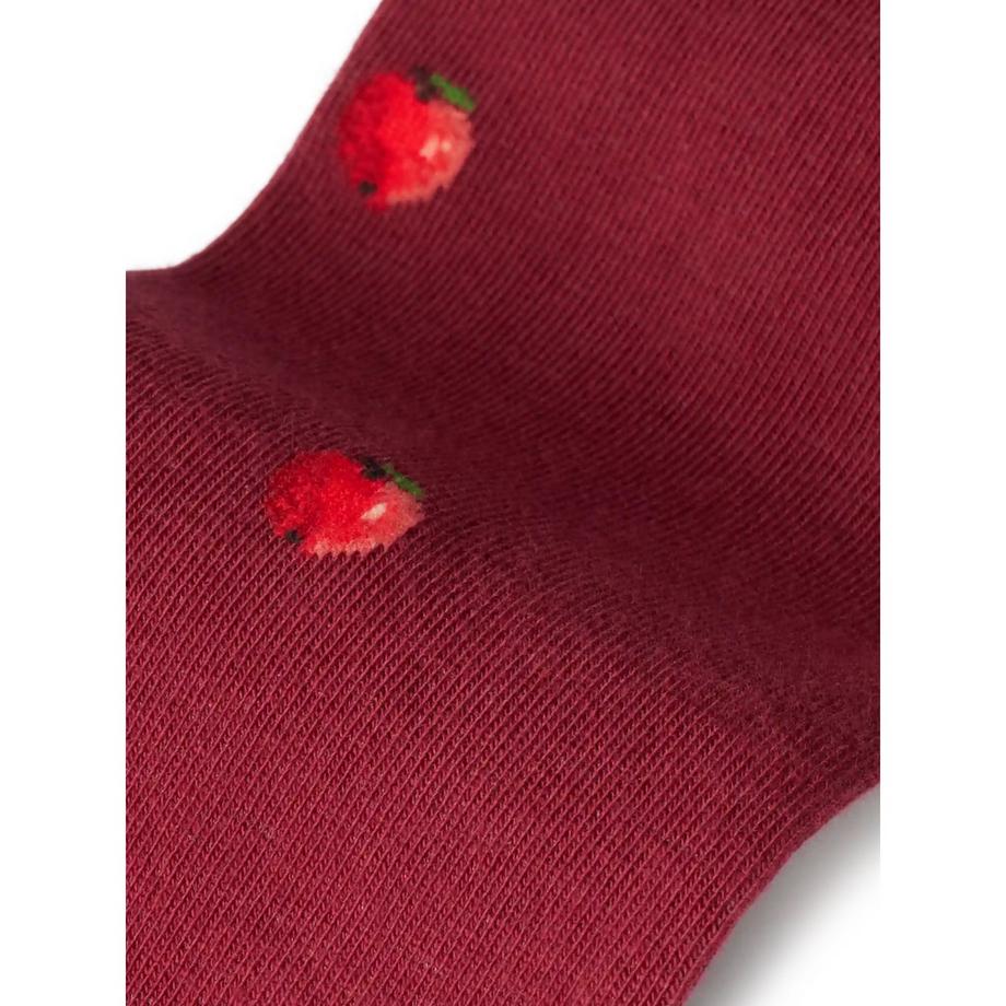 von Jungfeld Chaussettes hauteur mollet Apple Bordeaux Red  