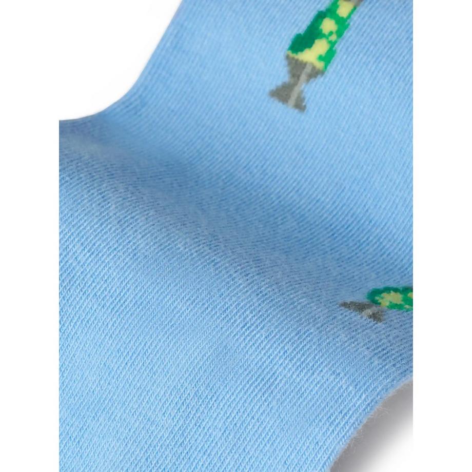 von Jungfeld Lavalamp Ice Blue Chaussettes Hauteur Mollet  