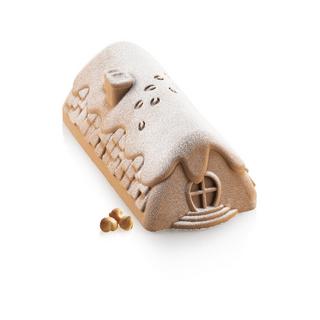 Silikomart Rouladen-Backmatte Winter Cottage 