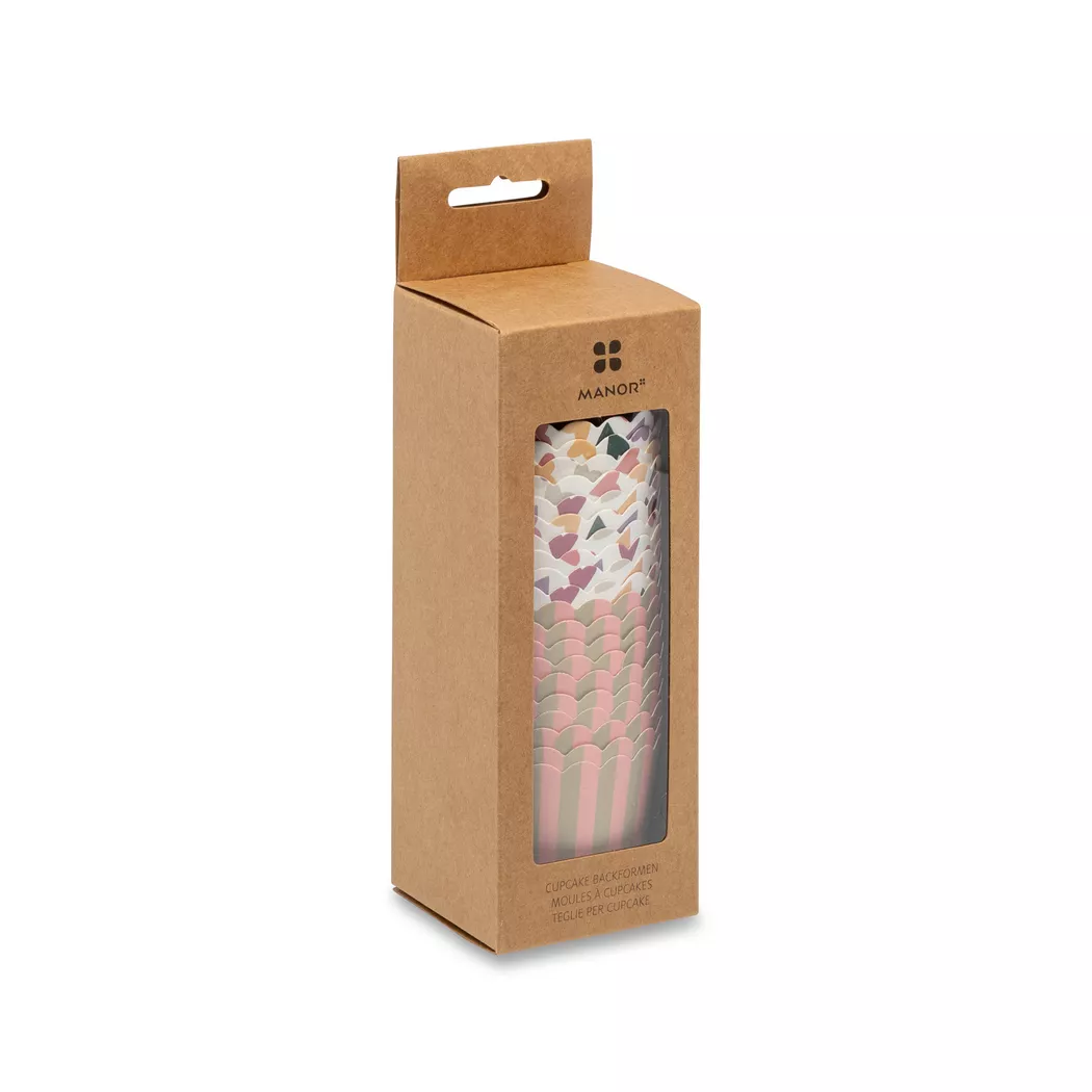 Manor - Cupcake-Set, 5cm, Multicolor