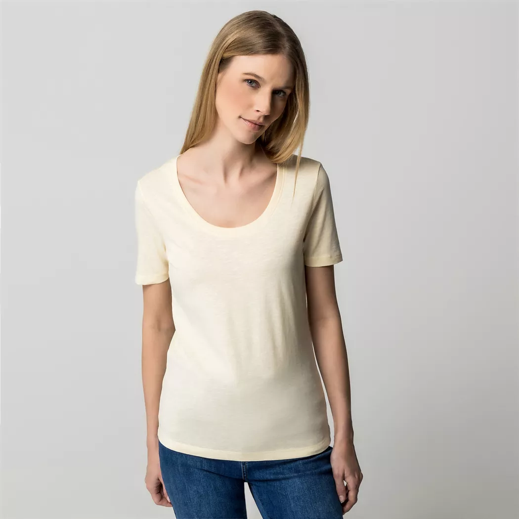 Manor Woman - T-Shirt, für Damen, Vanilla, Größe S