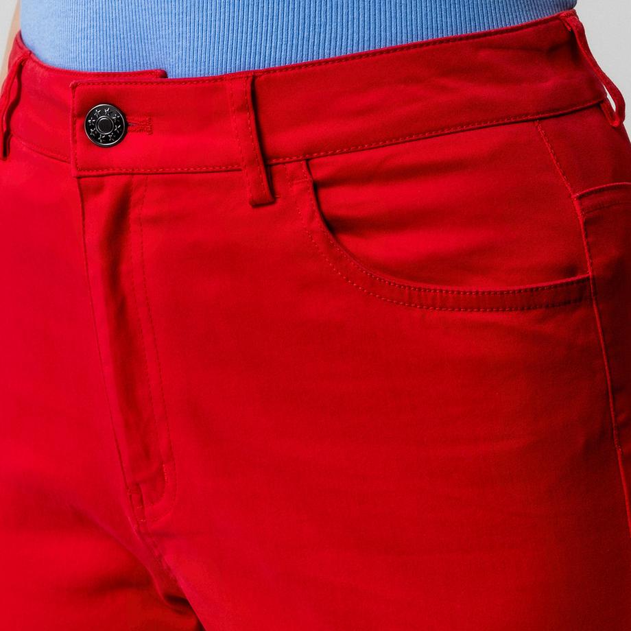 Manor Woman Pantalon Capri Coupe Droite  