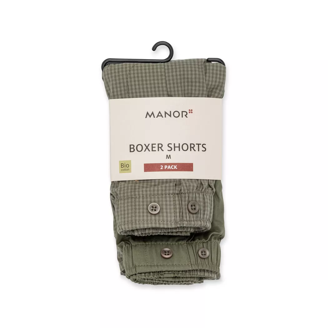 Manor Man - Boxershorts, 2er-Pack, für Herren, Multicolor, Größe XXL 3