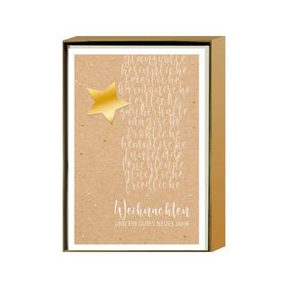 Bachmann Collecta Set de cartes de vœux Noël Noël 