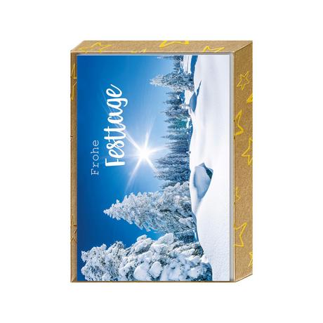 Bachmann Collecta Weihnachtskarten Set Frohe Festtage 