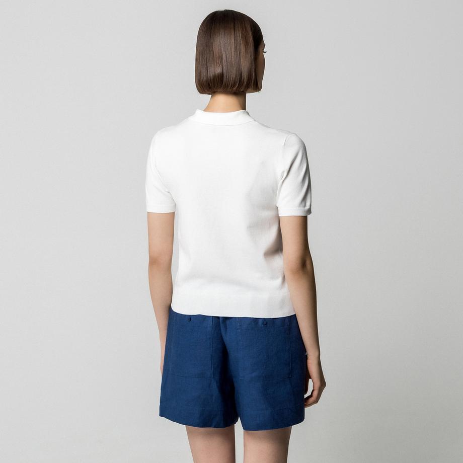 Manor Woman Kurzarm Polo Pullover  