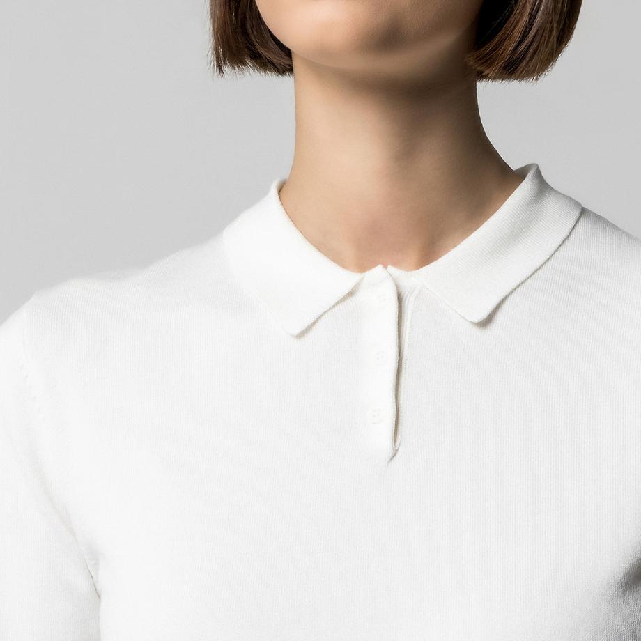 Manor Woman Kurzarm Polo Pullover  