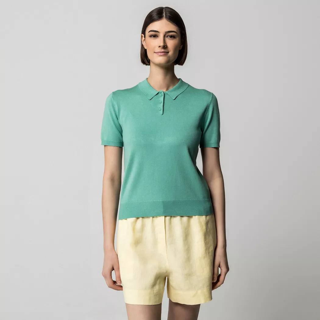Manor Woman - Pullover, kurzarm, für Damen, Mint, Größe XL