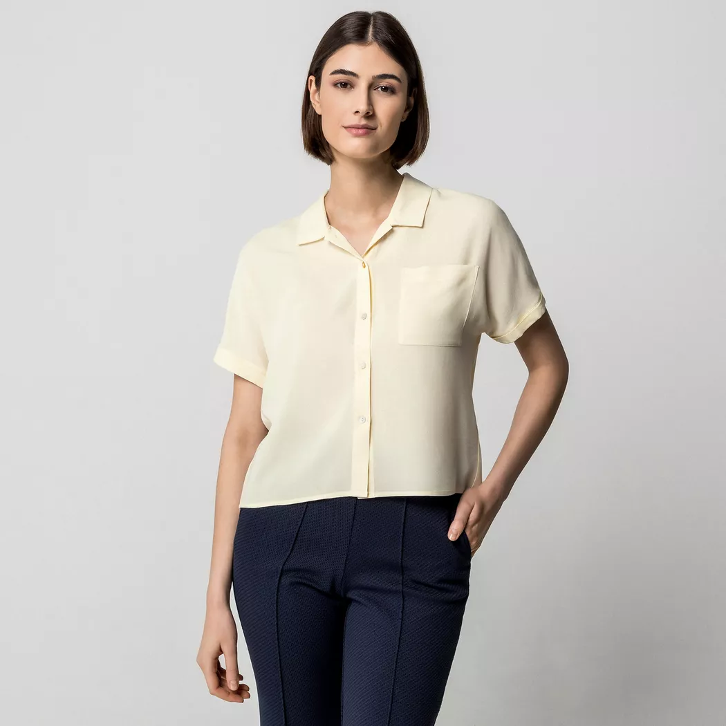 Manor Woman - Bluse, für Damen, Vanilla, Größe 42