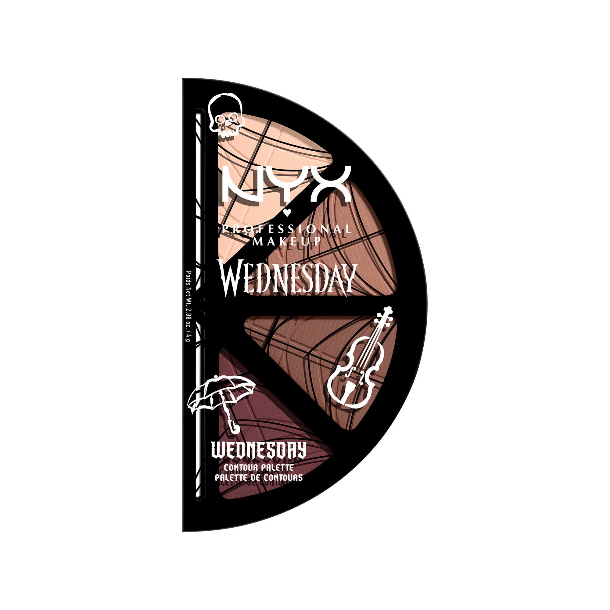 NYX-PROFESSIONAL-MAKEUP  Wednesday Stained Glass Palette Contour 