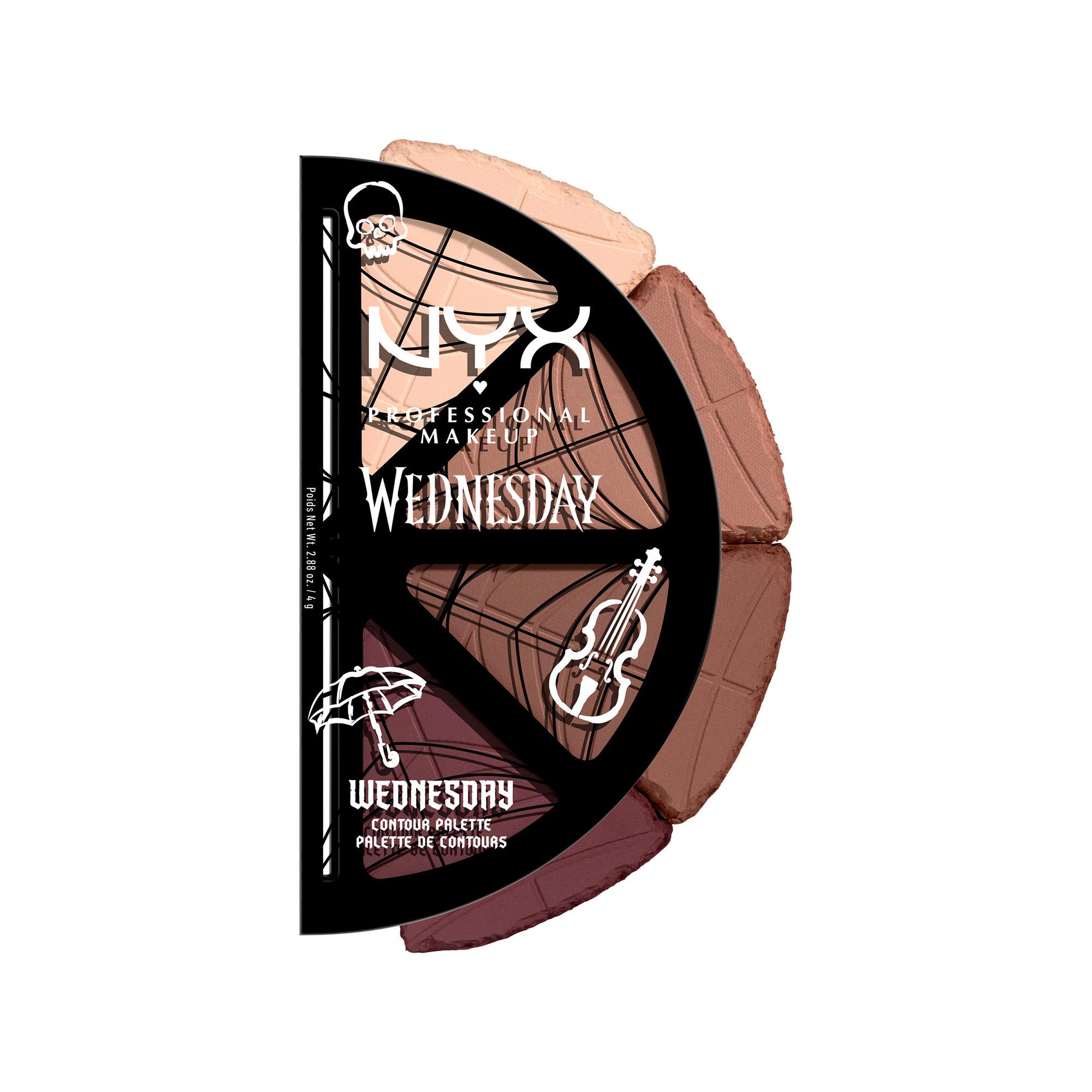 NYX-PROFESSIONAL-MAKEUP  Wednesday Stained Glass Palette Contour 