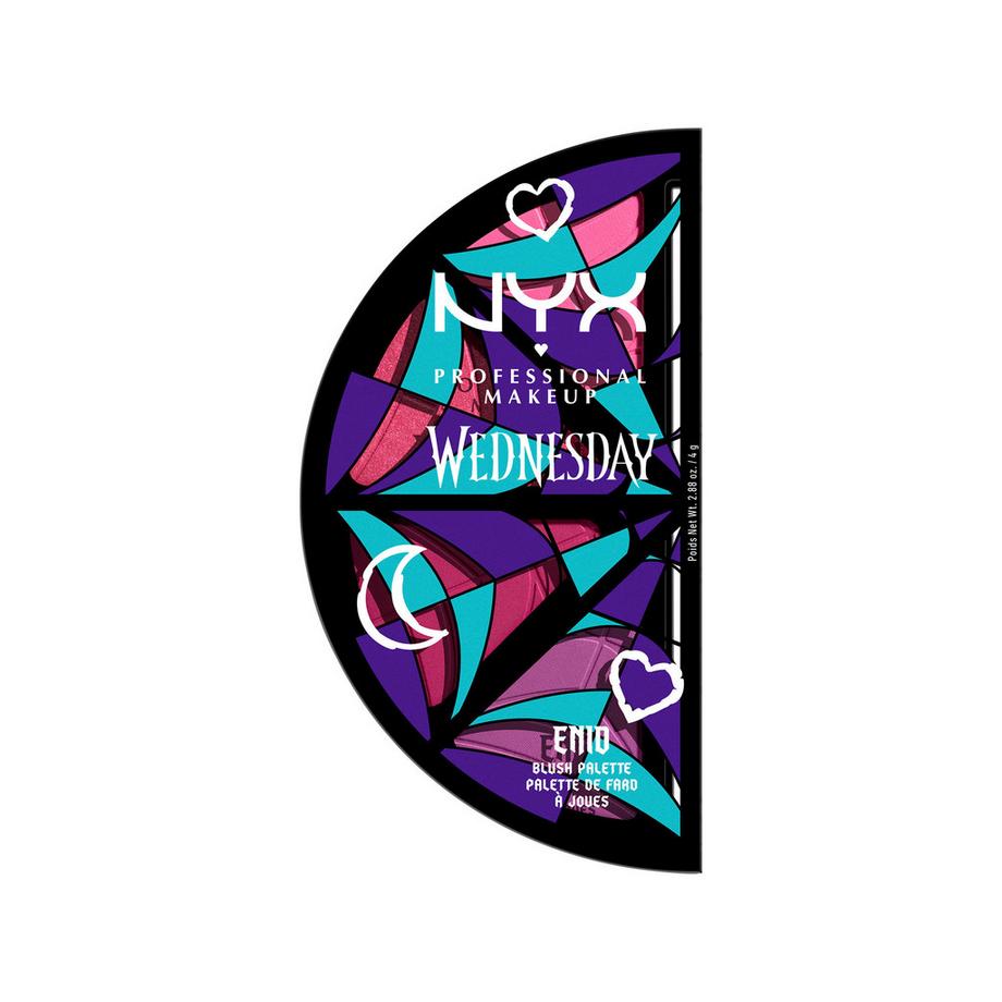 NYX-PROFESSIONAL-MAKEUP  Wednesday Stained Glass Palette Blush 