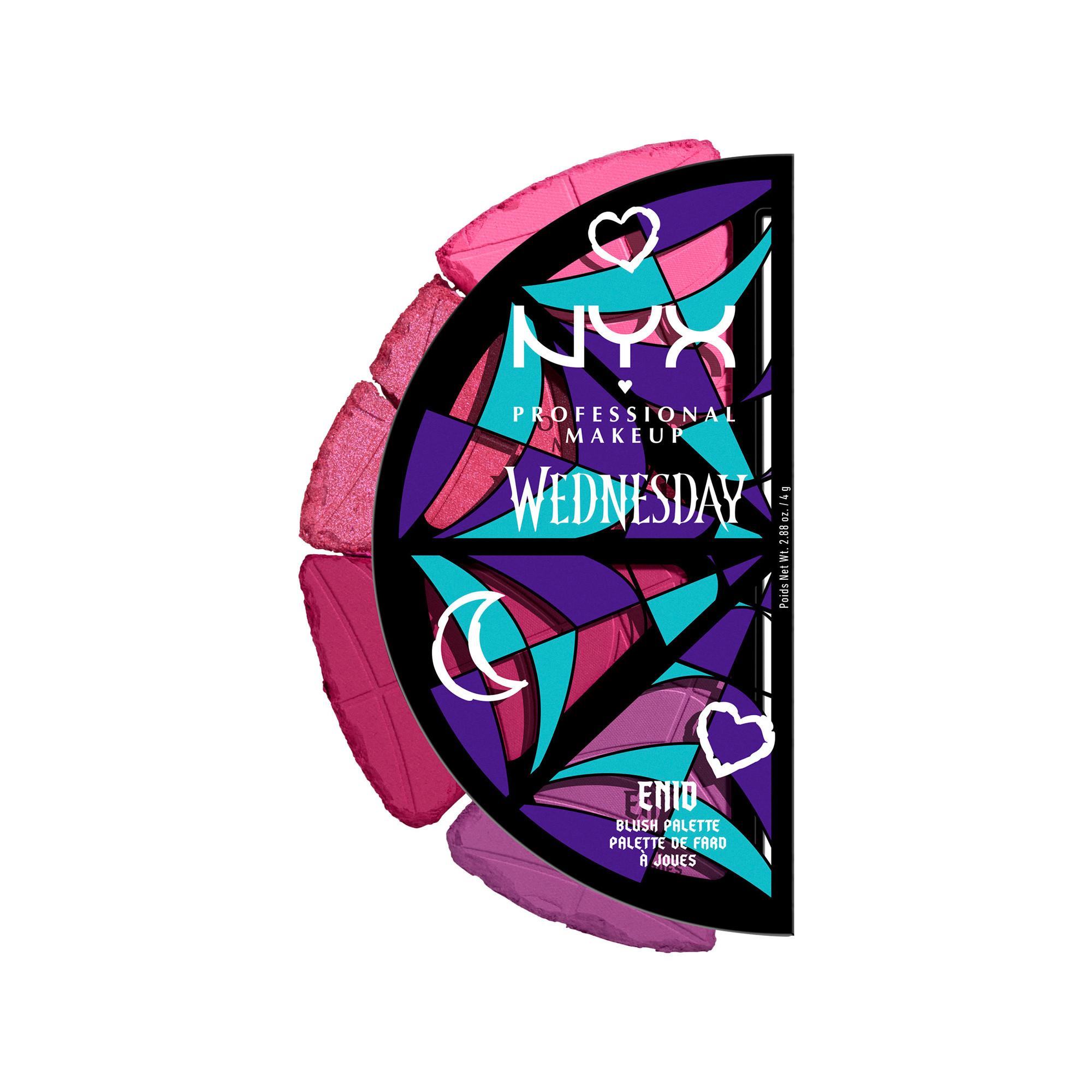 NYX-PROFESSIONAL-MAKEUP  Wednesday Stained Glass Palette Blush 