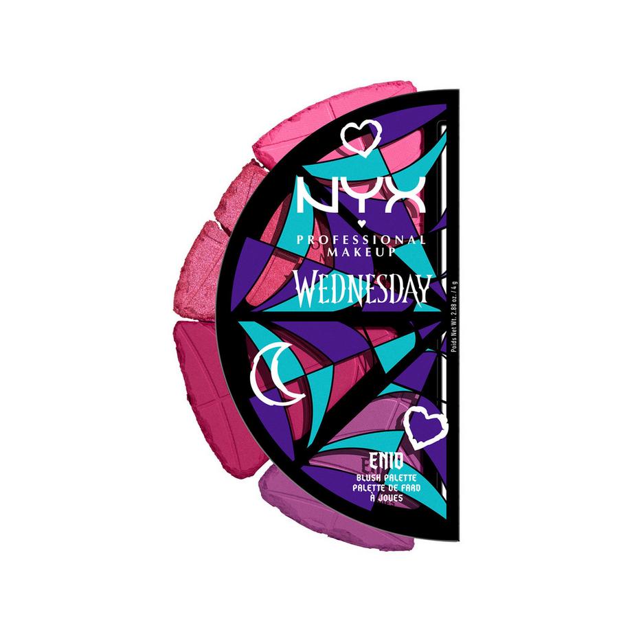 NYX-PROFESSIONAL-MAKEUP  Wednesday Stained Glass Palette Blush 