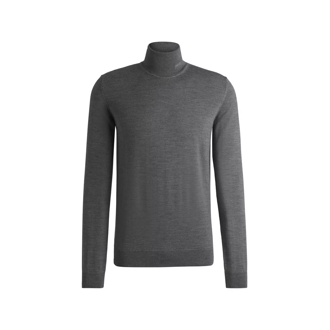 Hugo Pull à Col Roulé San Thomas M 10243187 Medium Grey L Homme
