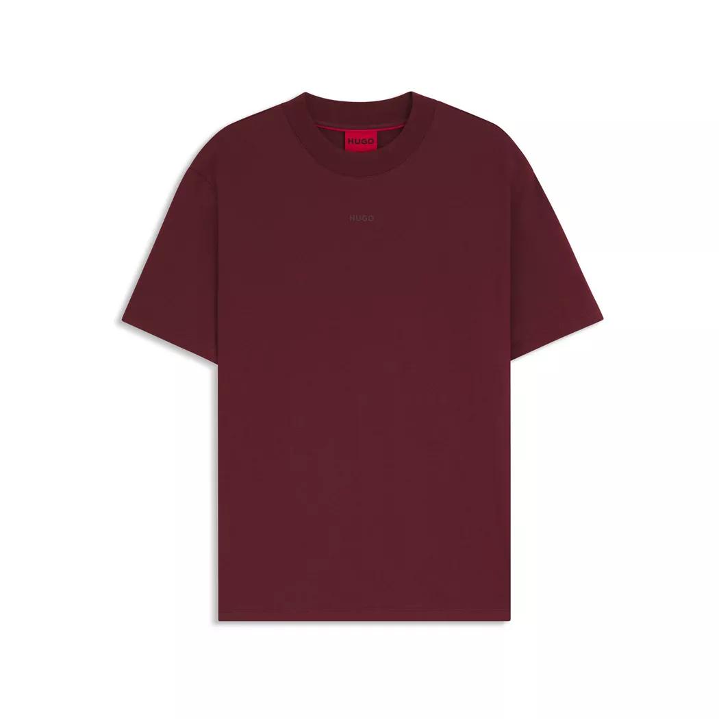 Hugo T-shirt à Manches Courtes Dapolino 10248326 01 Dark Red S Homme