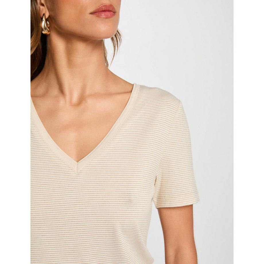 MORGAN T-shirt Col V  