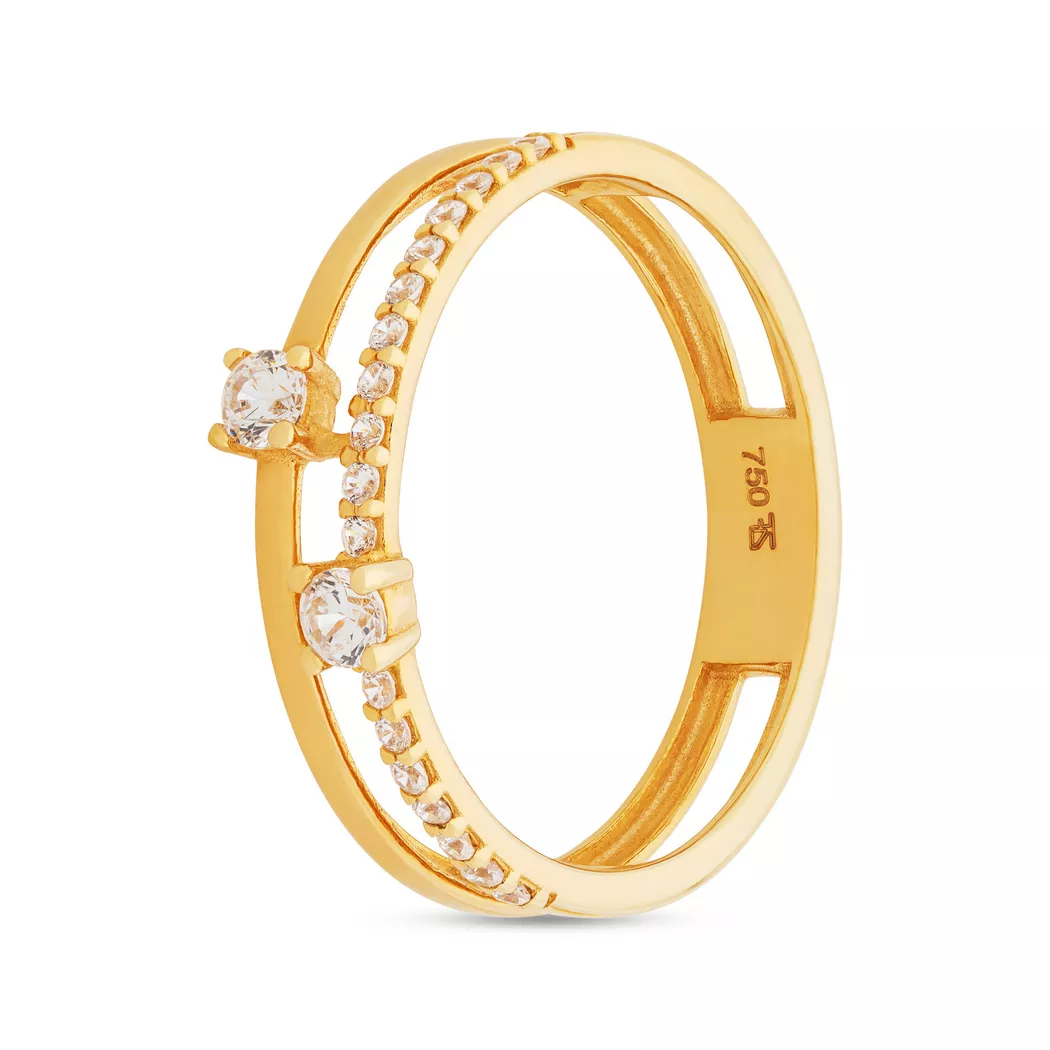 L' Atelier Gold 18 Karat by Manor - Ring, 52, Gelbgold 3