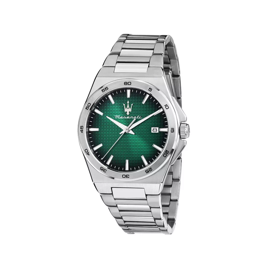 Maserati Velocita Slim Analog Watch Silver 42mm
