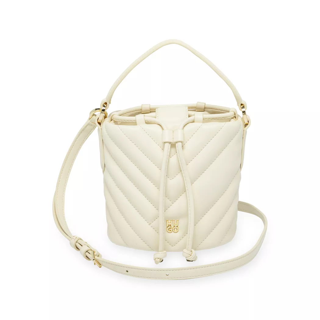 Hugo - Bucket Bag, für Damen, Offwhite, Größe ONESIZE
