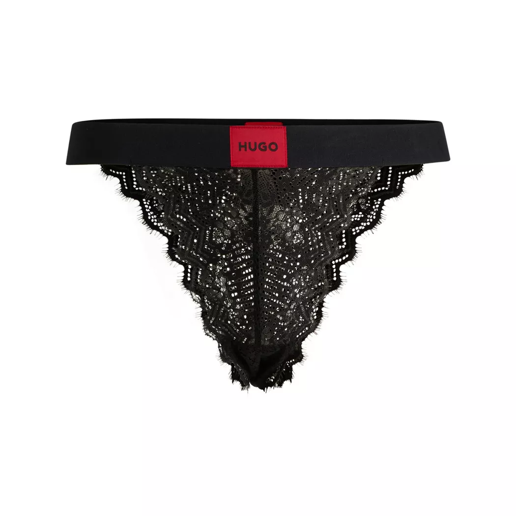 Hugo Rl Lace Panties Black XL 3