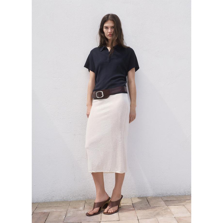 MANGO LUCCAPO Kurzarm Polo Pullover  