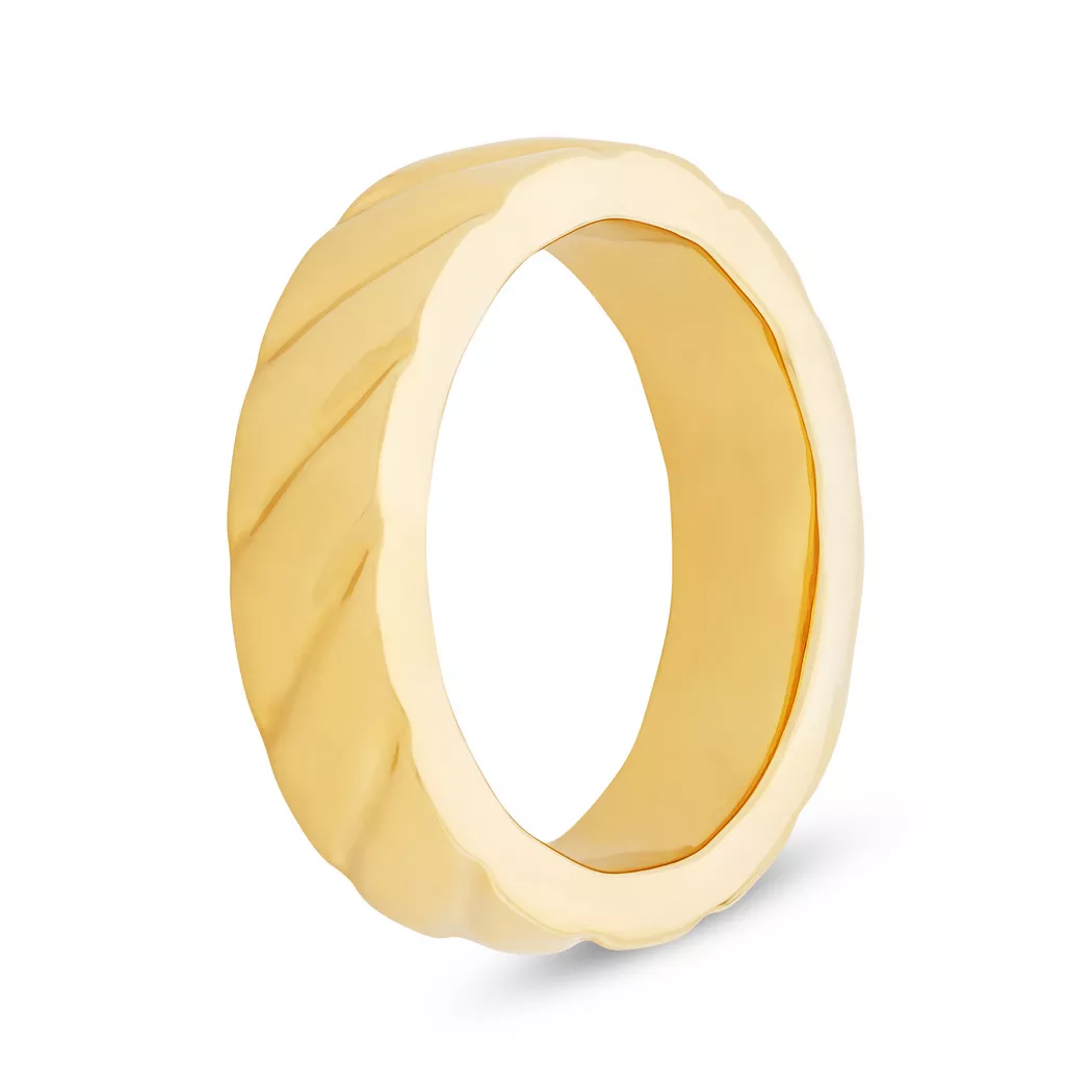 L' Atelier Gold 18 Karat by Manor - Trauring, 56, Gelbgold