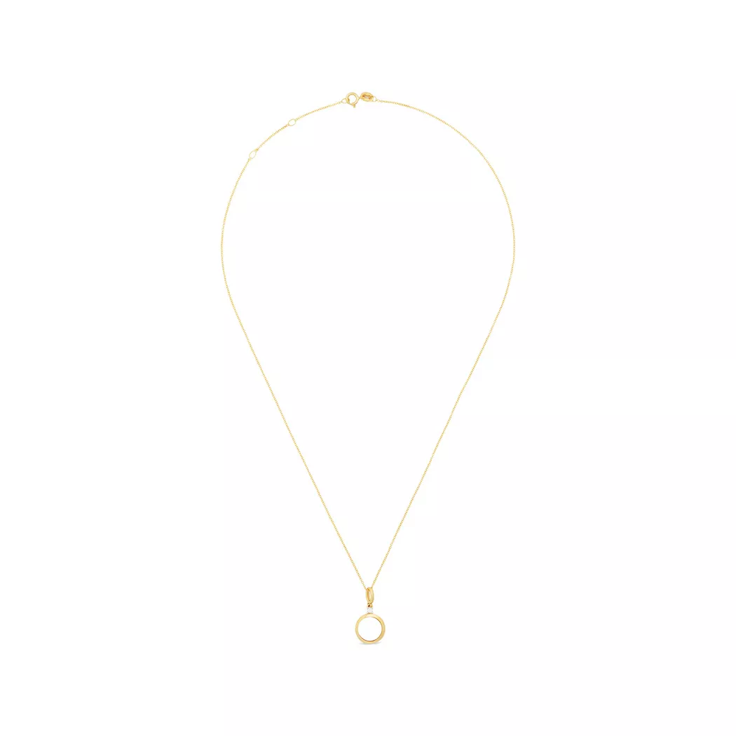 Puro® - Halskette, 42cm, Gelbgold 6
