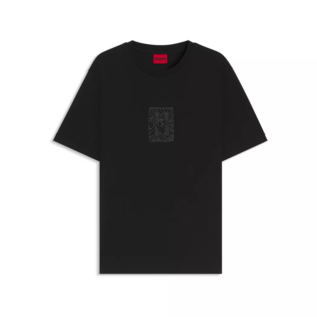 Hugo T-shirt à Manches Courtes Dulivio Black S Homme 7