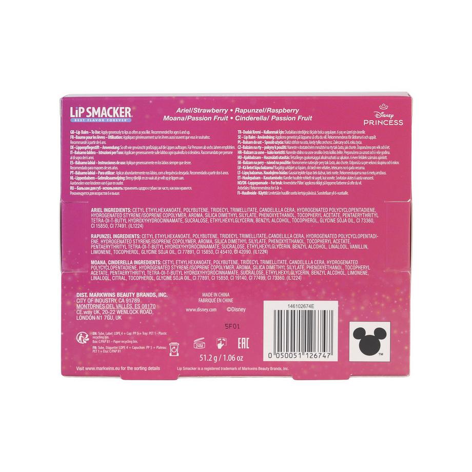 Disney  Princess Lip Balm Set Tube 