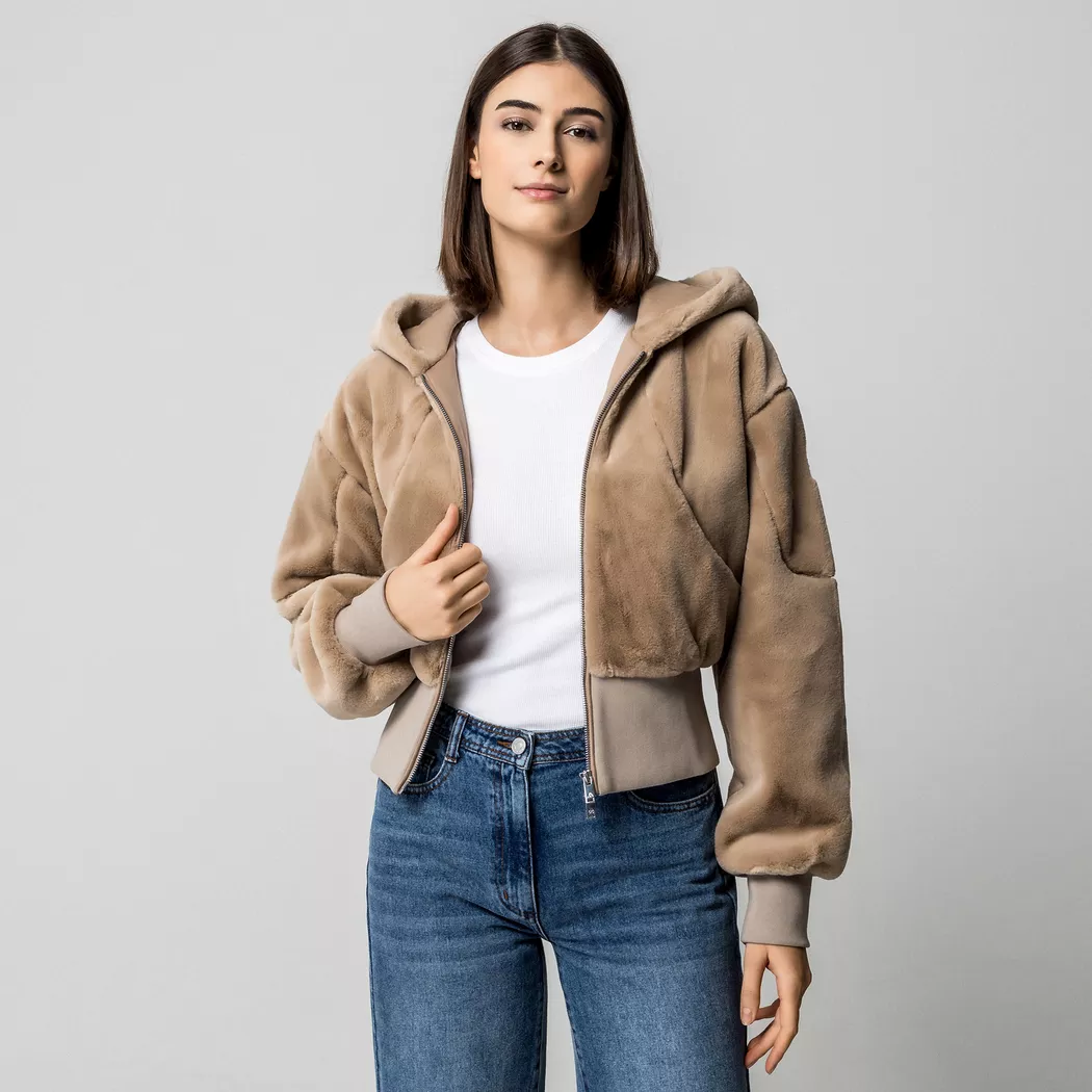 MOOSE KNUCKLES - Jacke, für Damen, Beige, Größe XL