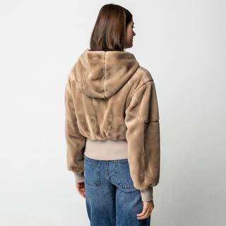 MOOSE KNUCKLES Kapuzenjacke aus Kunstfell  