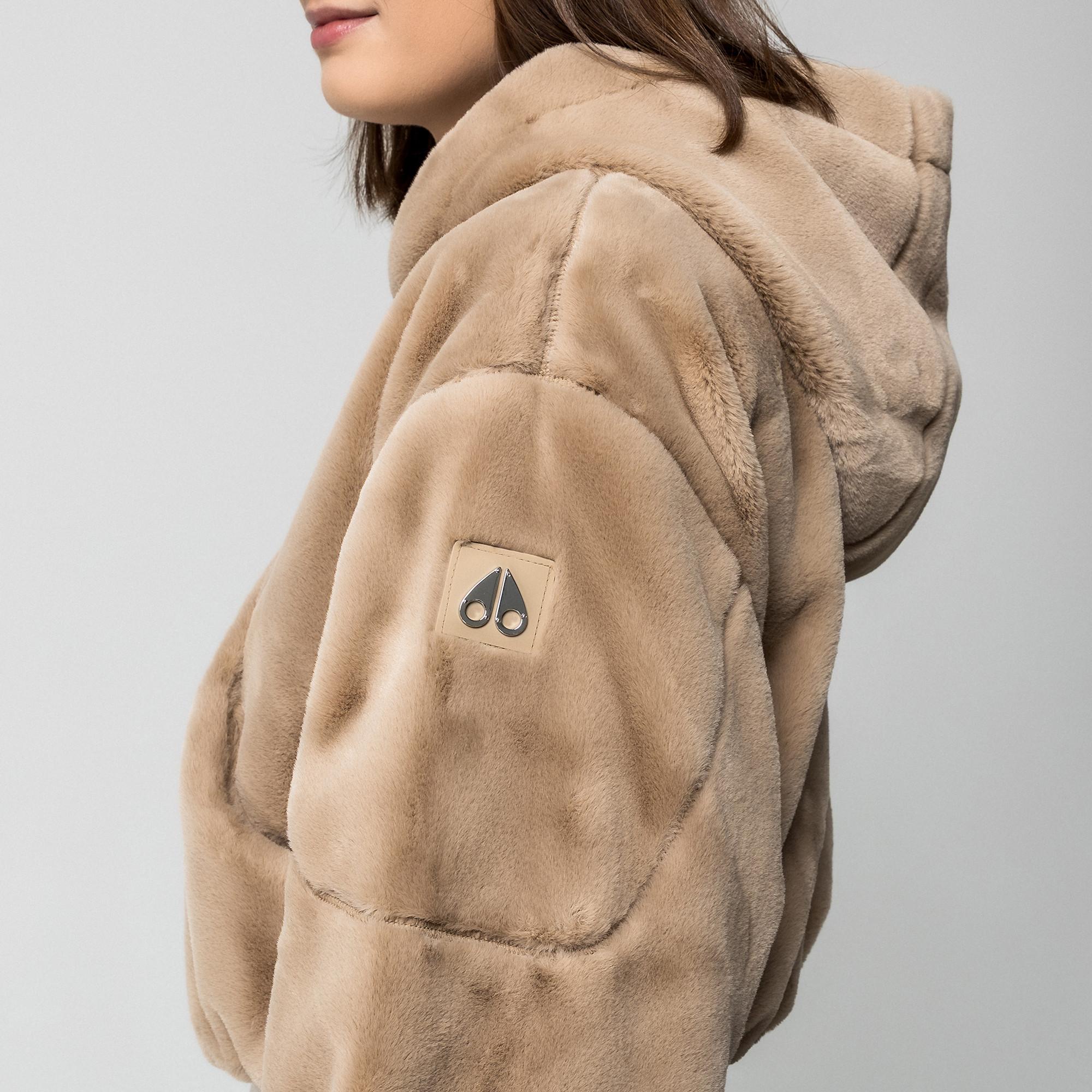 MOOSE KNUCKLES Kapuzenjacke aus Kunstfell  