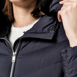 MOOSE KNUCKLES Daunenjacke mit abnehmbarem Shearling-Besatzkragen  