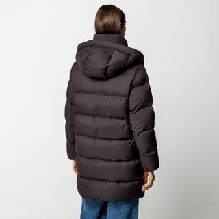 MOOSE KNUCKLES Gesteppter Daunenmantel mit abnehmbarer Kapuze  