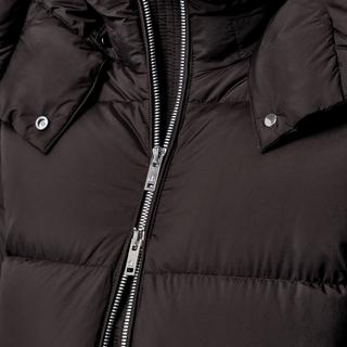 MOOSE KNUCKLES Gesteppter Daunenmantel mit abnehmbarer Kapuze  