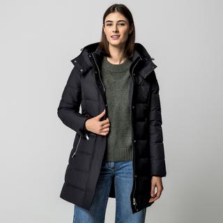 MOOSE KNUCKLES Gepolsterter Daunenmantel mit abnehmbarer Kapuze  