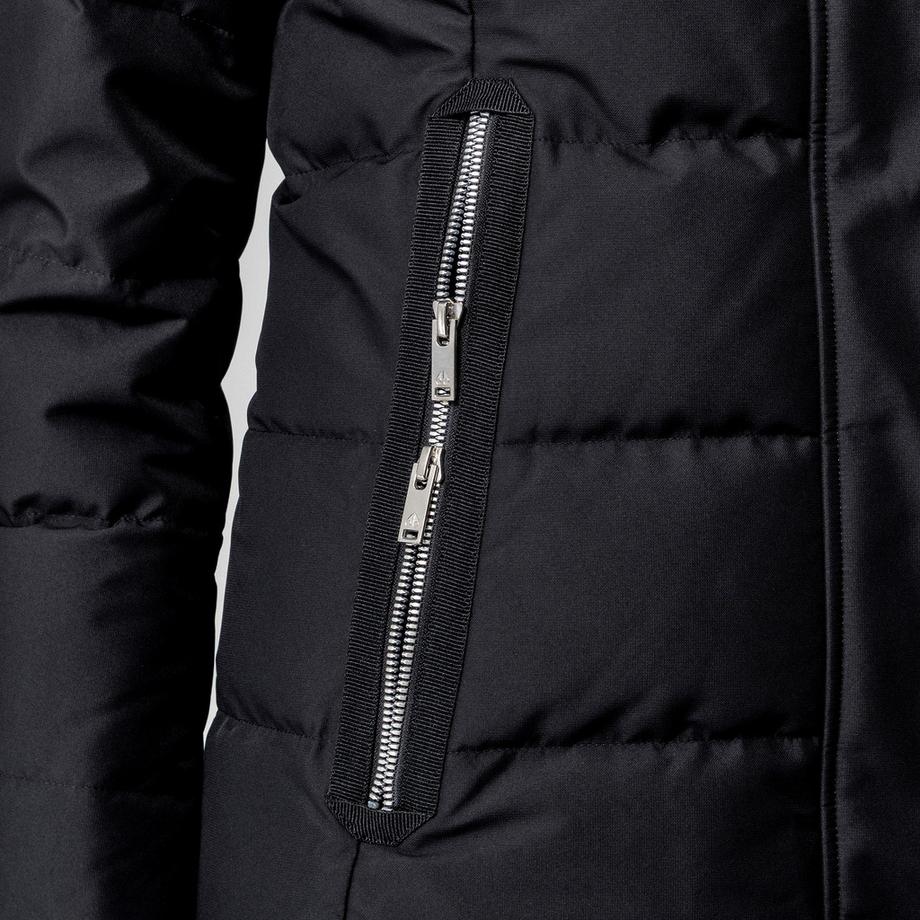 MOOSE KNUCKLES Cappotto imbottito in piuma con cappuccio staccabile  