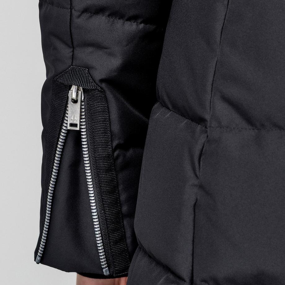 MOOSE KNUCKLES Cappotto imbottito in piuma con cappuccio staccabile  