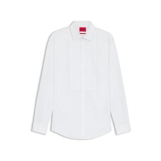 HUGO Kameron Hemd mit Plisseefront Slim Fit  