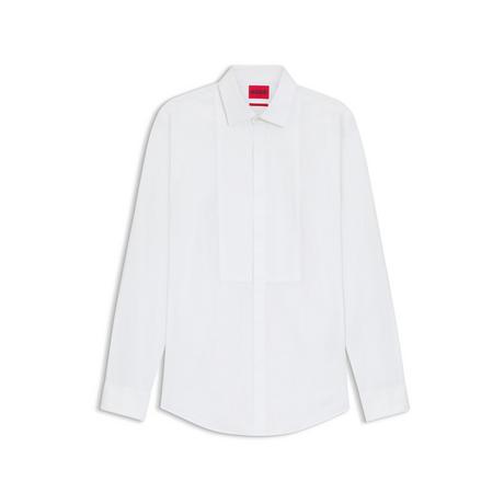 HUGO Kameron Hemd mit Plisseefront Slim Fit  